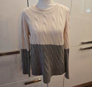 Christopher Fischer 100% Cashmere Cableknit Oversized Sweater Womens Xs